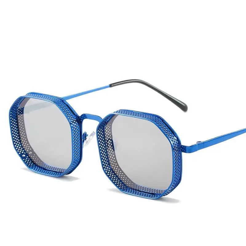 Stylish Metal Box Sunglasses for Men and Women