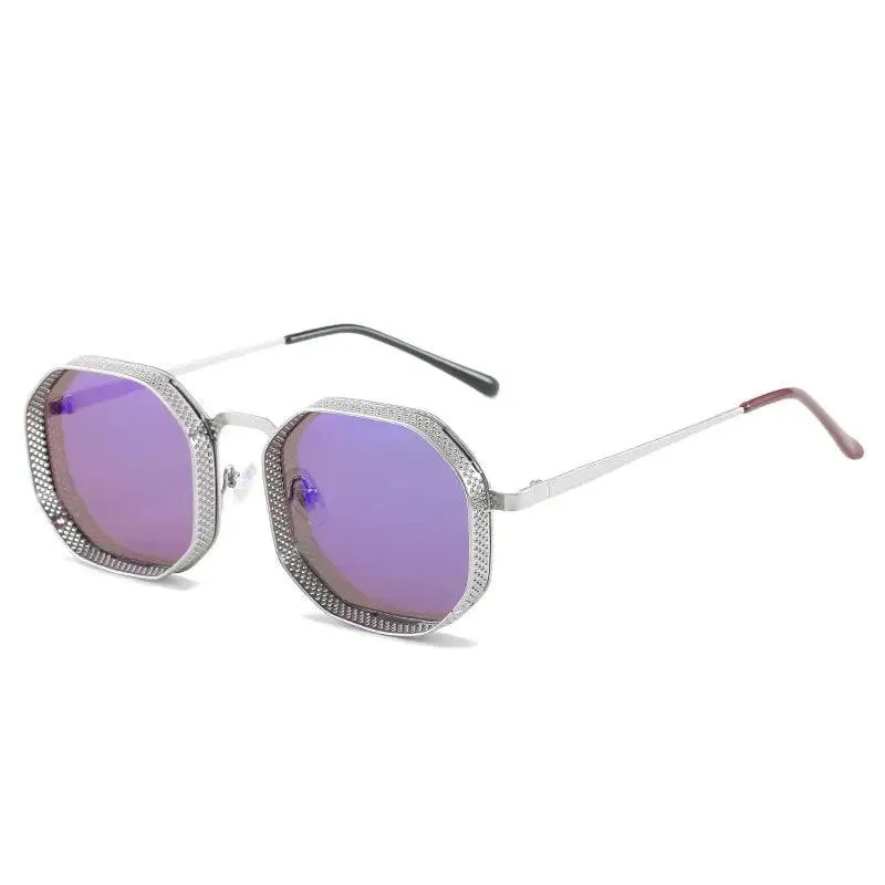 Stylish Metal Box Sunglasses for Men and Women