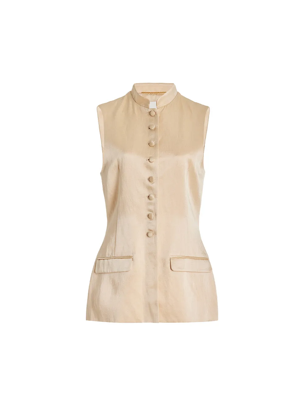 Tailored Satin Vest