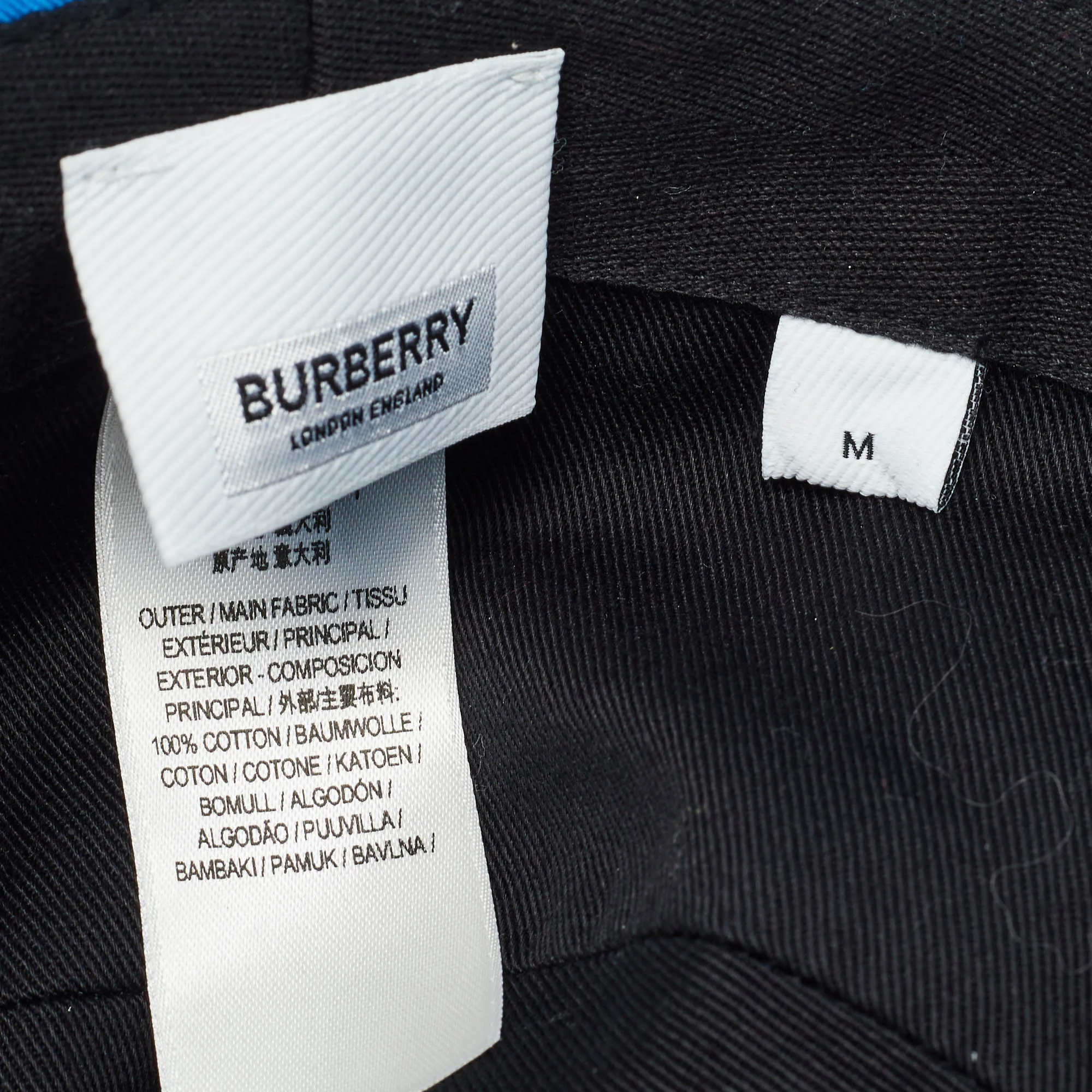 Trendy Inspired Burberry Cotton Checked Bucket Hat M