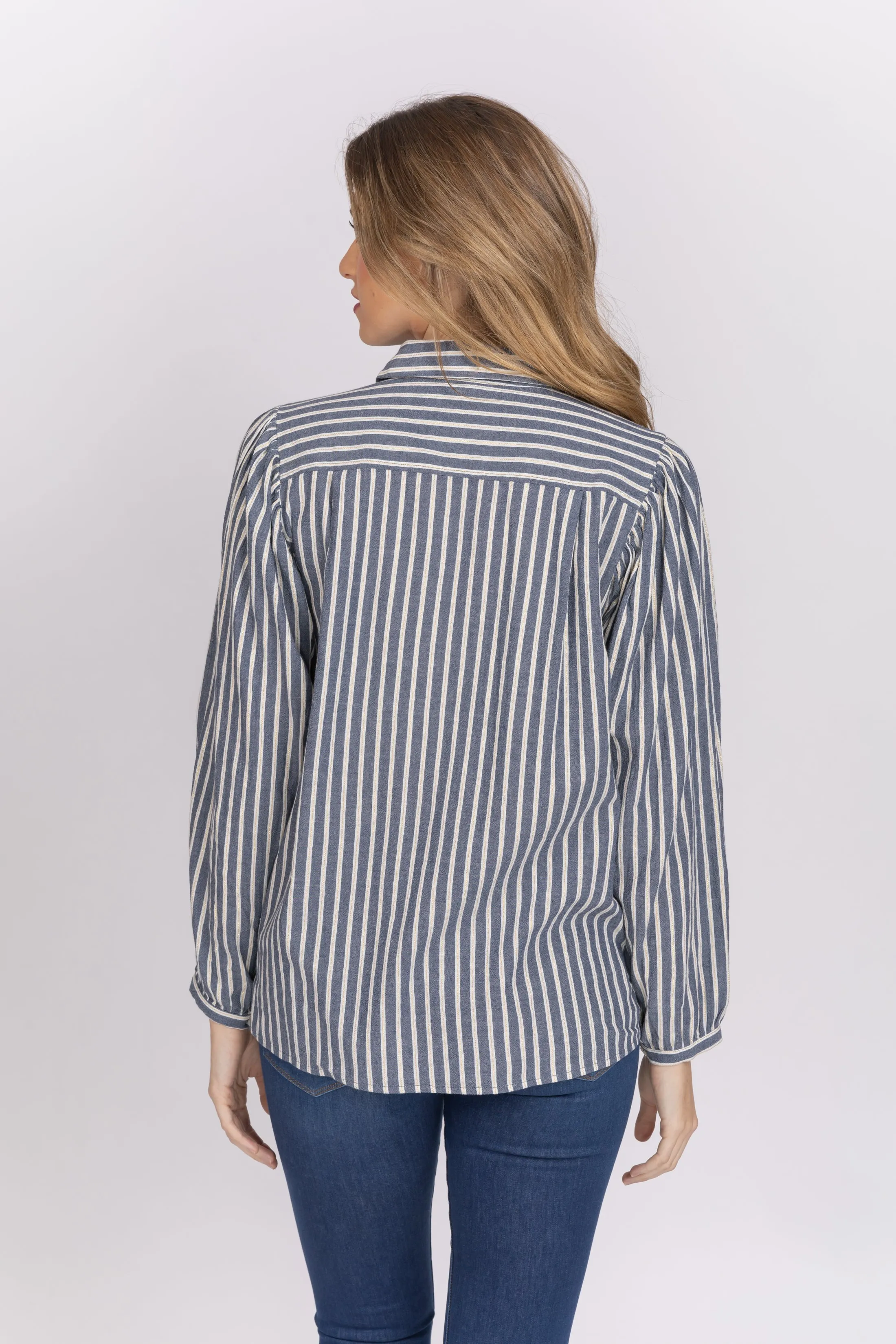 Trovata Lesia Blouse in Stardust Stripe