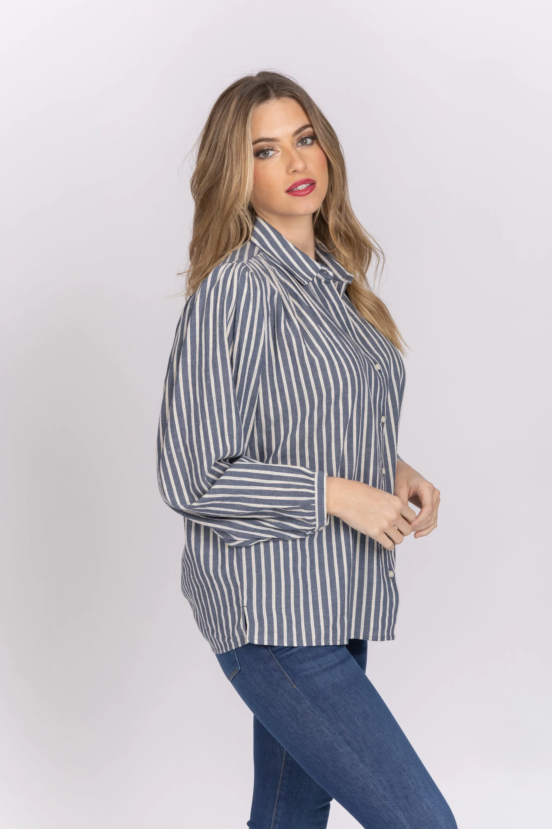 Trovata Lesia Blouse in Stardust Stripe