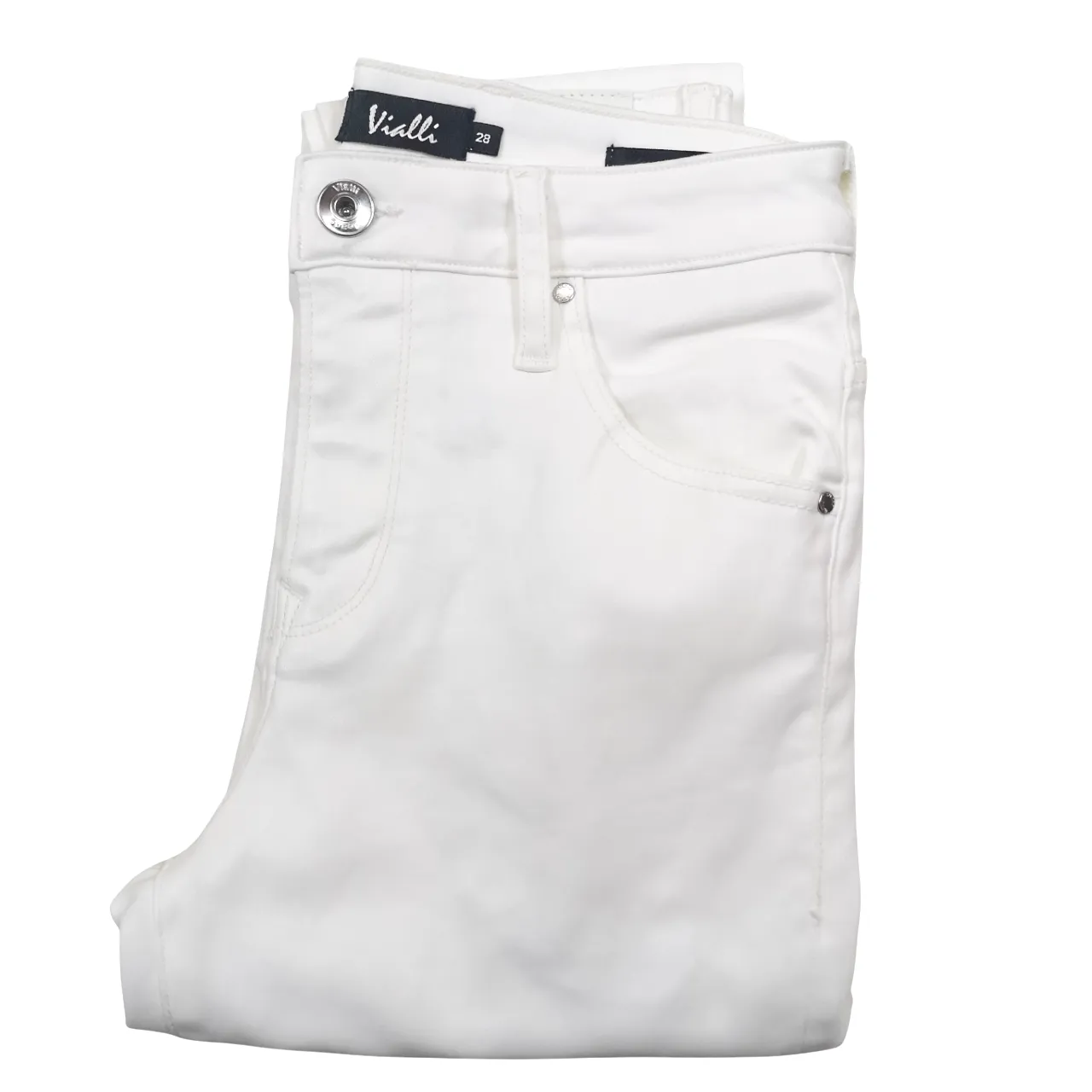 Vialli White oil Wax Ultra Fit Jean