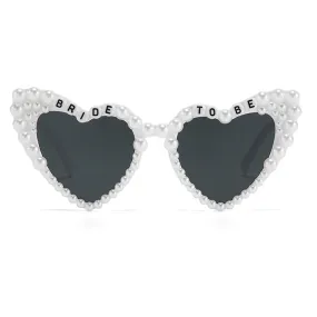 White Bride To Be Pearl Sunglasses, 1 Count