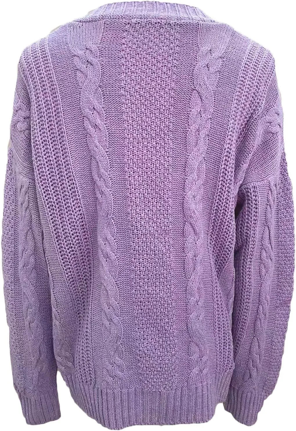 Womens Chunky Knit Sweater Cardigans Comfy Soft V Neck Butotn Down Long Sleeve Jackets Loose Outerwear Fall Outfits