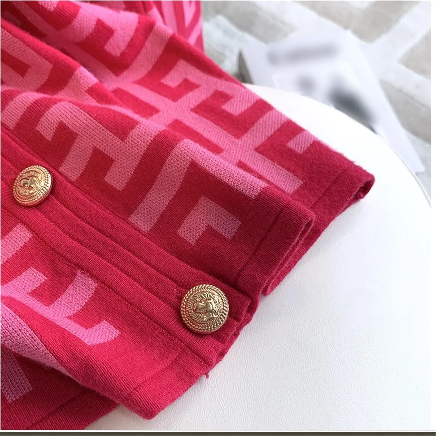 Women's Elegant Button Down Soft Knit Cardigan, Knit Sweater Crop Top,Cropped Sweaters Jacket with Pockets