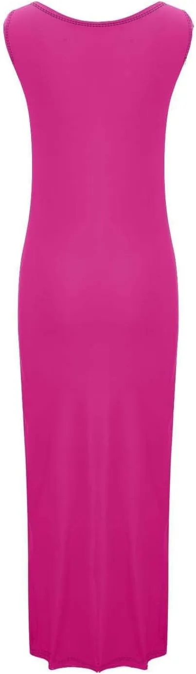 Women's Long Sleeveless Dress Elegant Sexy Summer Casual Wear Elegant Evening Dress with Comfortable Clothing 2025