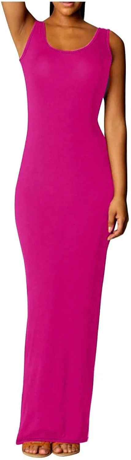 Women's Long Sleeveless Dress Elegant Sexy Summer Casual Wear Elegant Evening Dress with Comfortable Clothing 2025